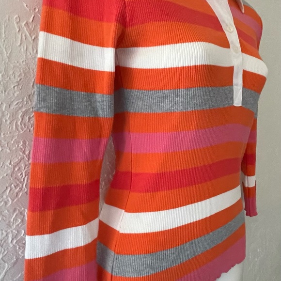 Benetton Long Sleeve Knit Top. Like New Condition. Made in Italy Sz XS - Picture 4 of 8